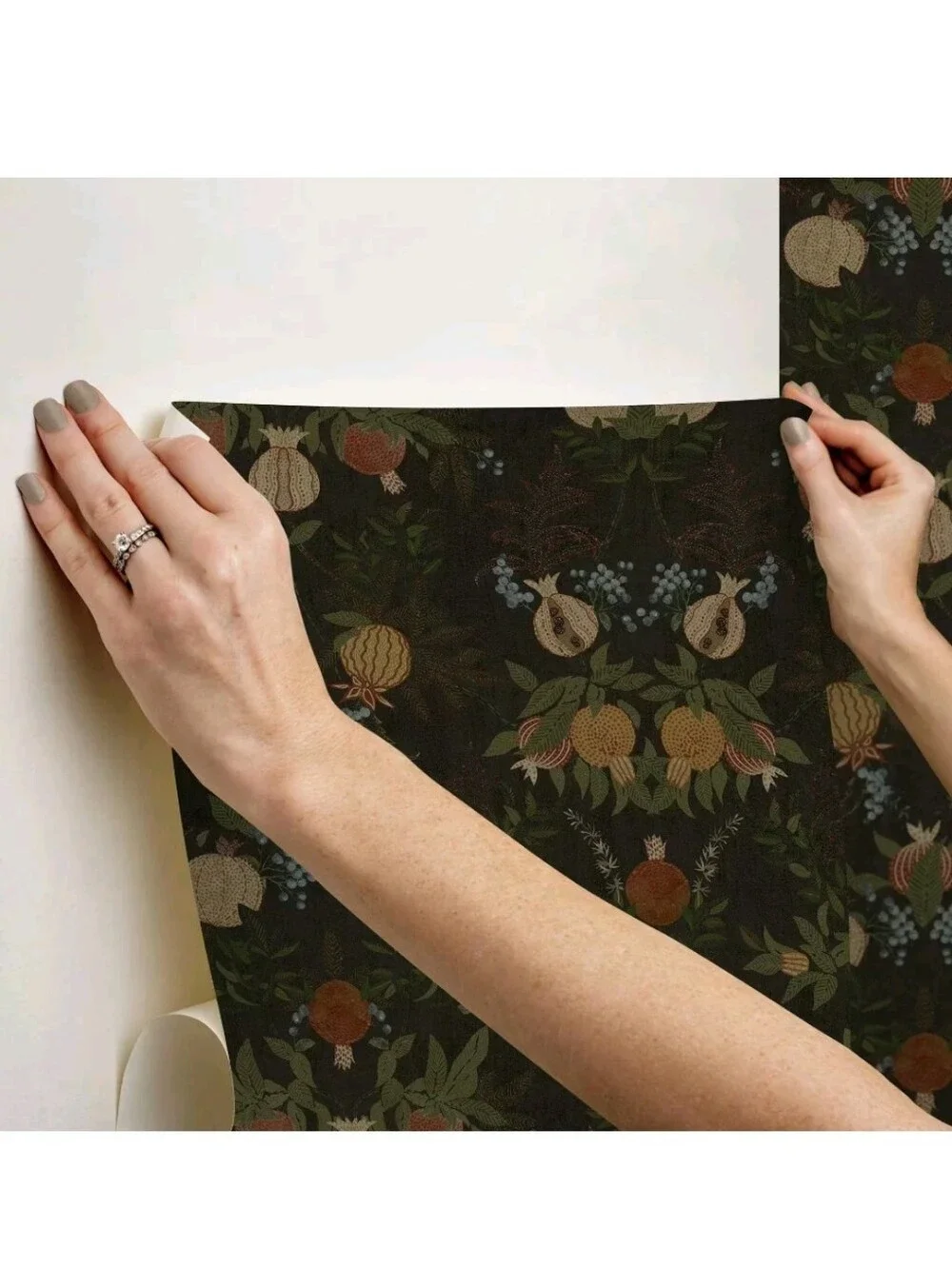 Brewster Peel and Stick 1pc Wallpaper Melograno Cinder